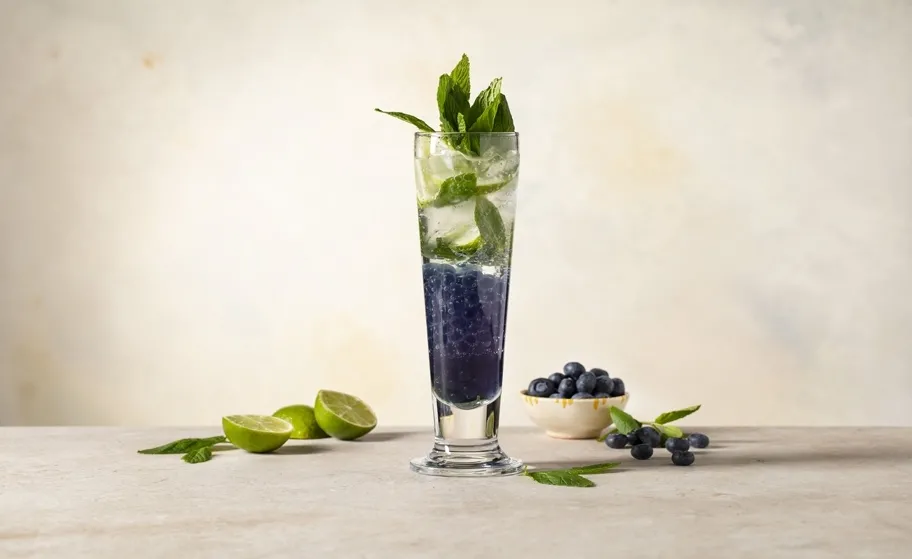 BLUE BERRY BUBBLE TEA