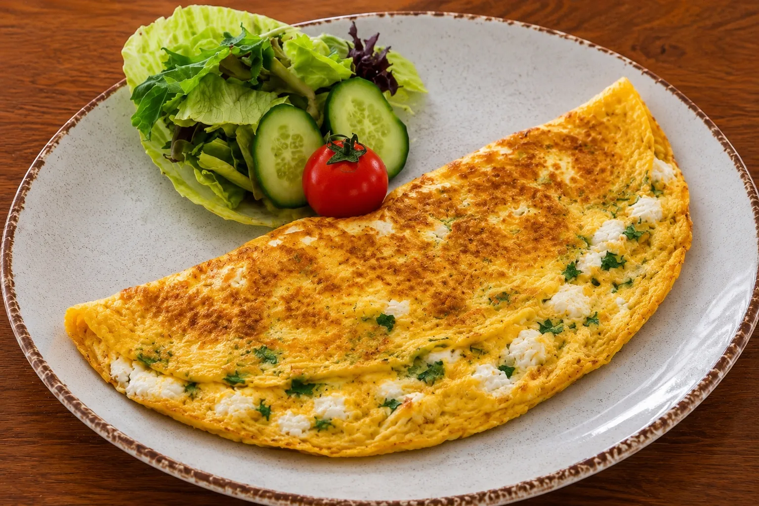 BEYAZ PEYNİRLİ OMLET